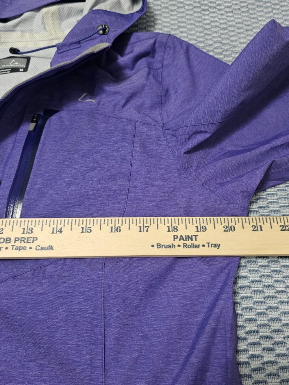 Paradox Purple Lightweight Women's Rain Jacket- Size Medium - Picture 5 of 6